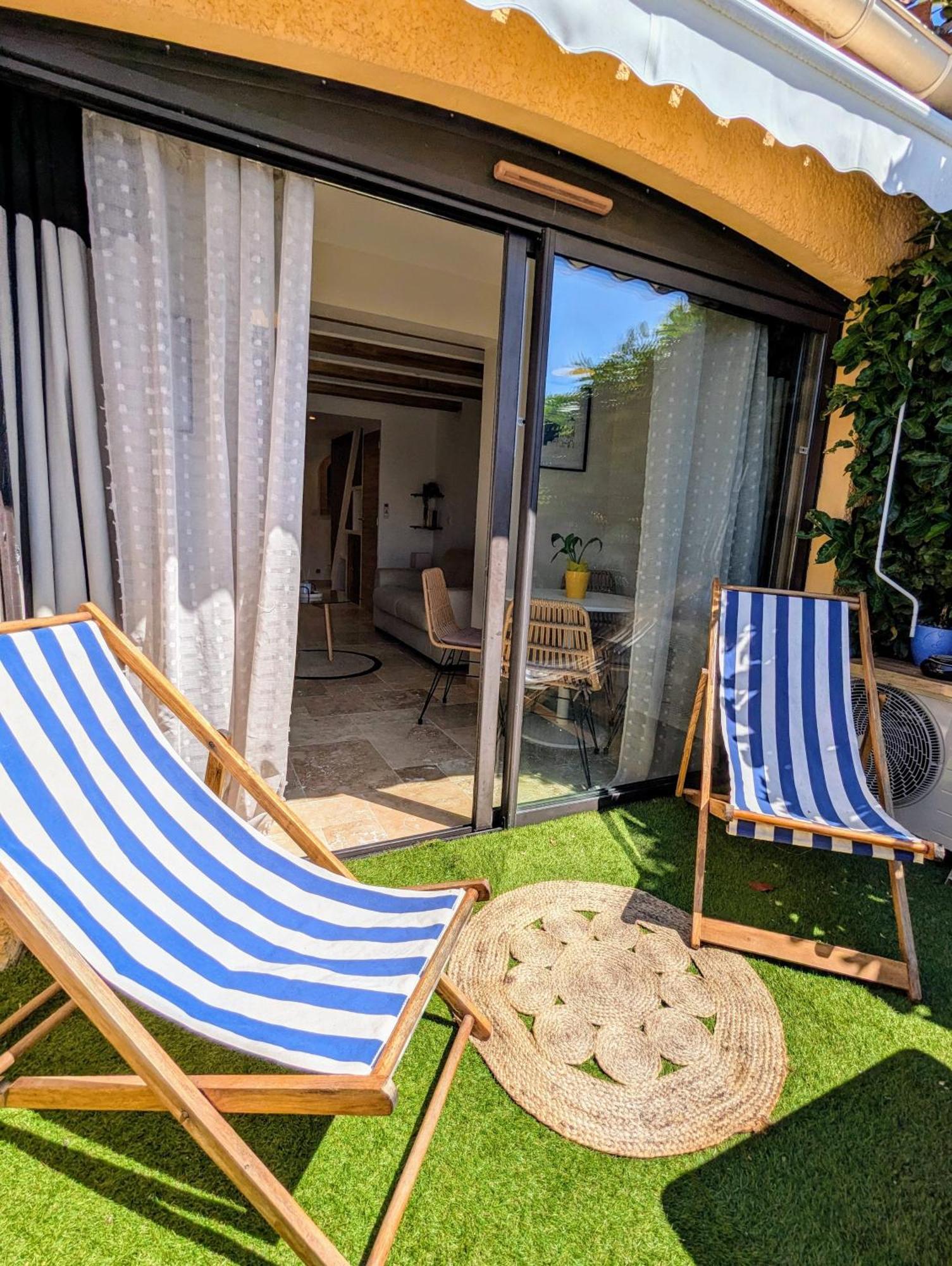 Evasion Au Calme - Maison Cosy Avec Piscine Et Tennis Saint-Vallier-de-Thiey Buitenkant foto